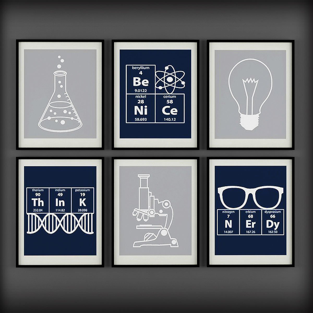 Picture Frames Low-poly 3D model_2