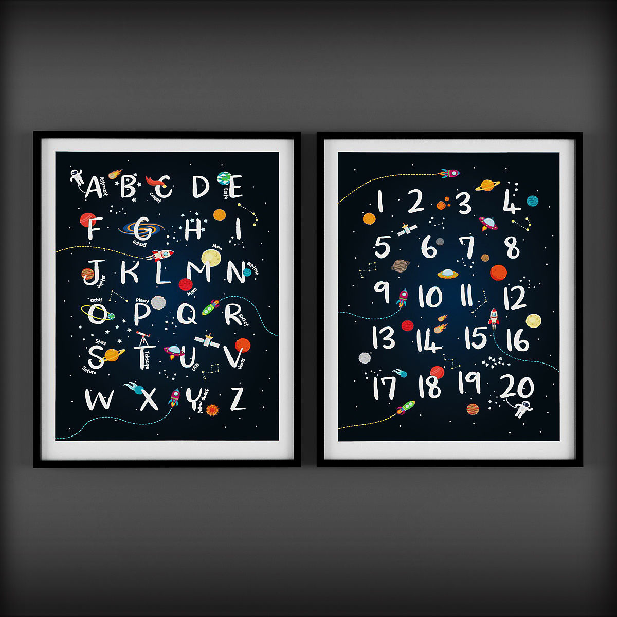 Picture Frames Low-poly 3D model_1