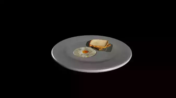 Fast Food Low-poly 3D model