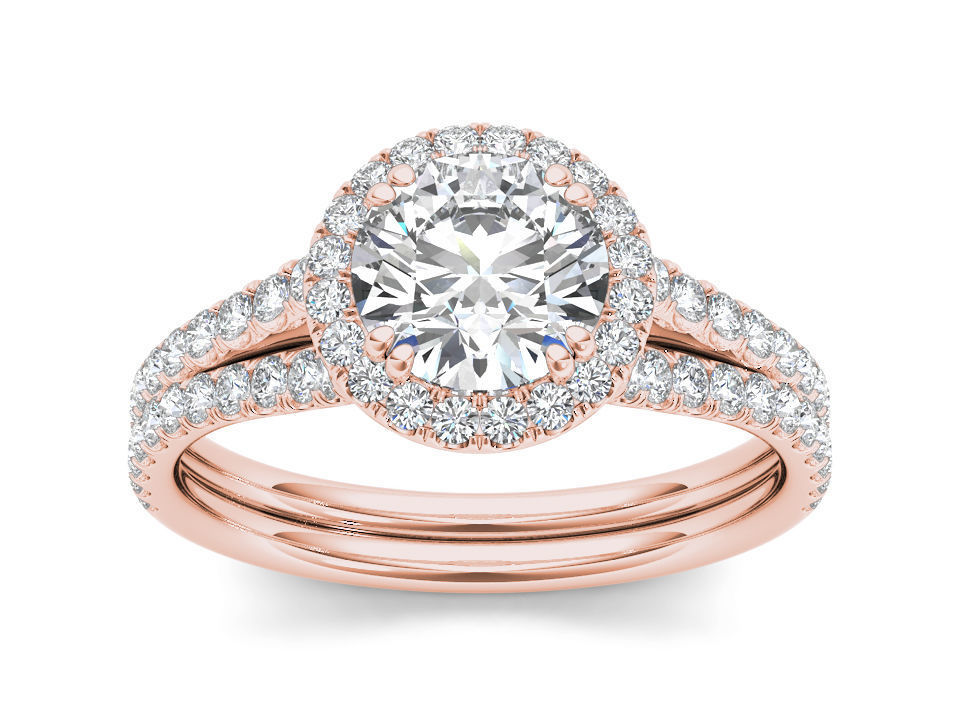 Solitaire ring 3dm stl render detail 3D print model 3D print model_2