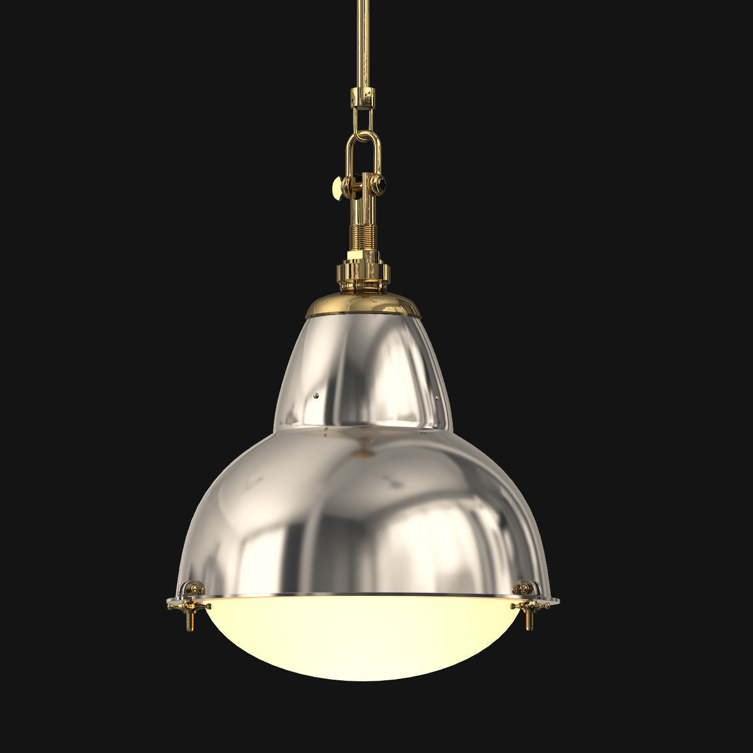 Vintage Metal Pendants 3D Model Collection_5