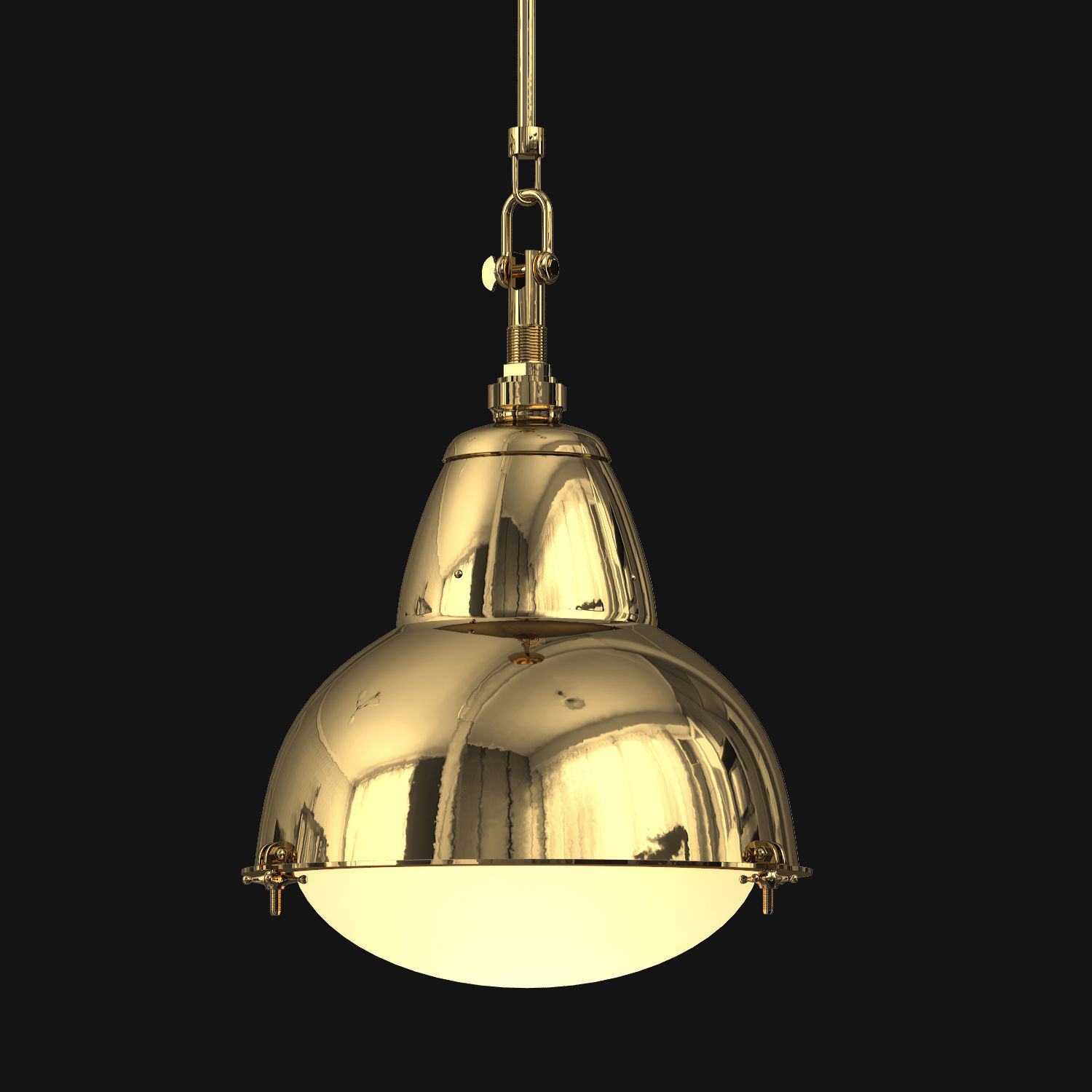 Vintage Metal Pendants 3D Model Collection_6