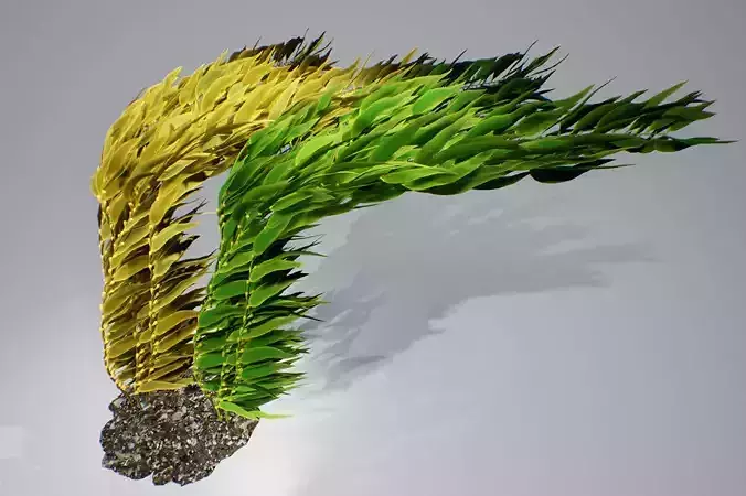 Kelp bush V2 3D model