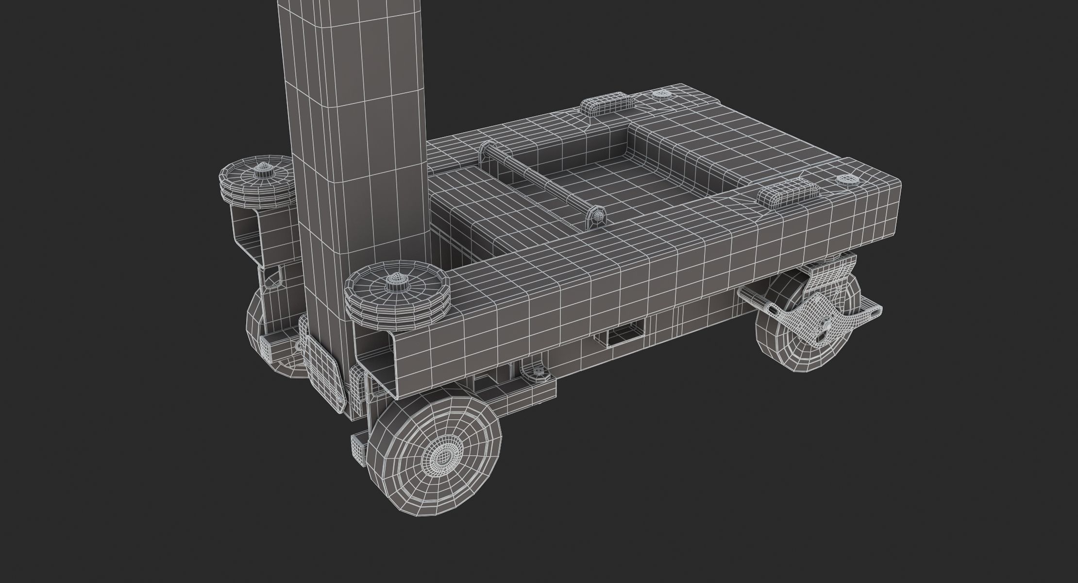 JLG 830P Push Around Mast Liff 3D model_30