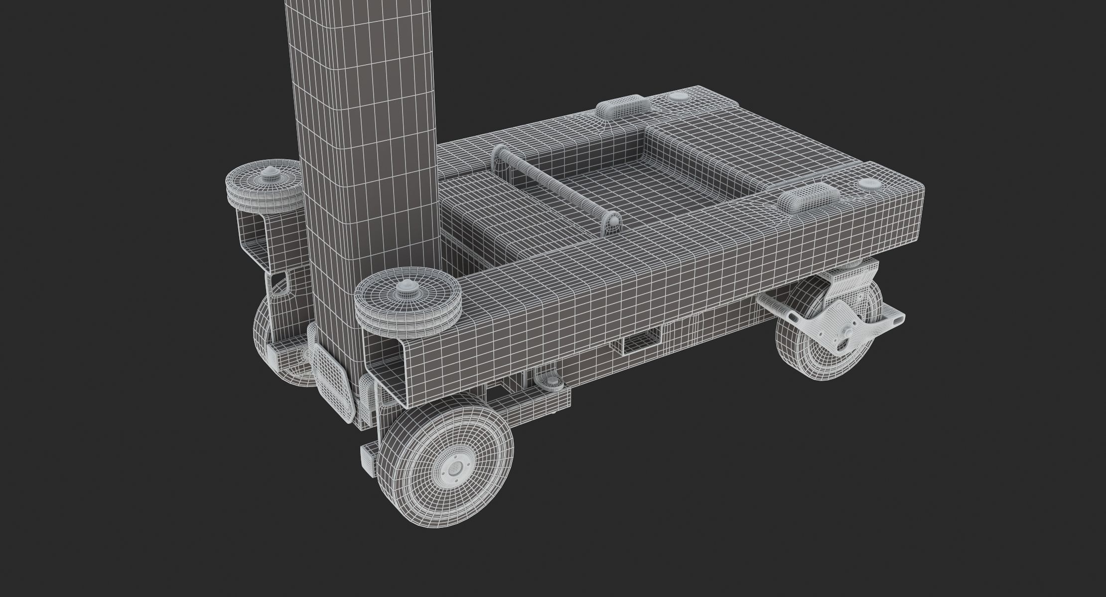 JLG 830P Push Around Mast Liff 3D model_31