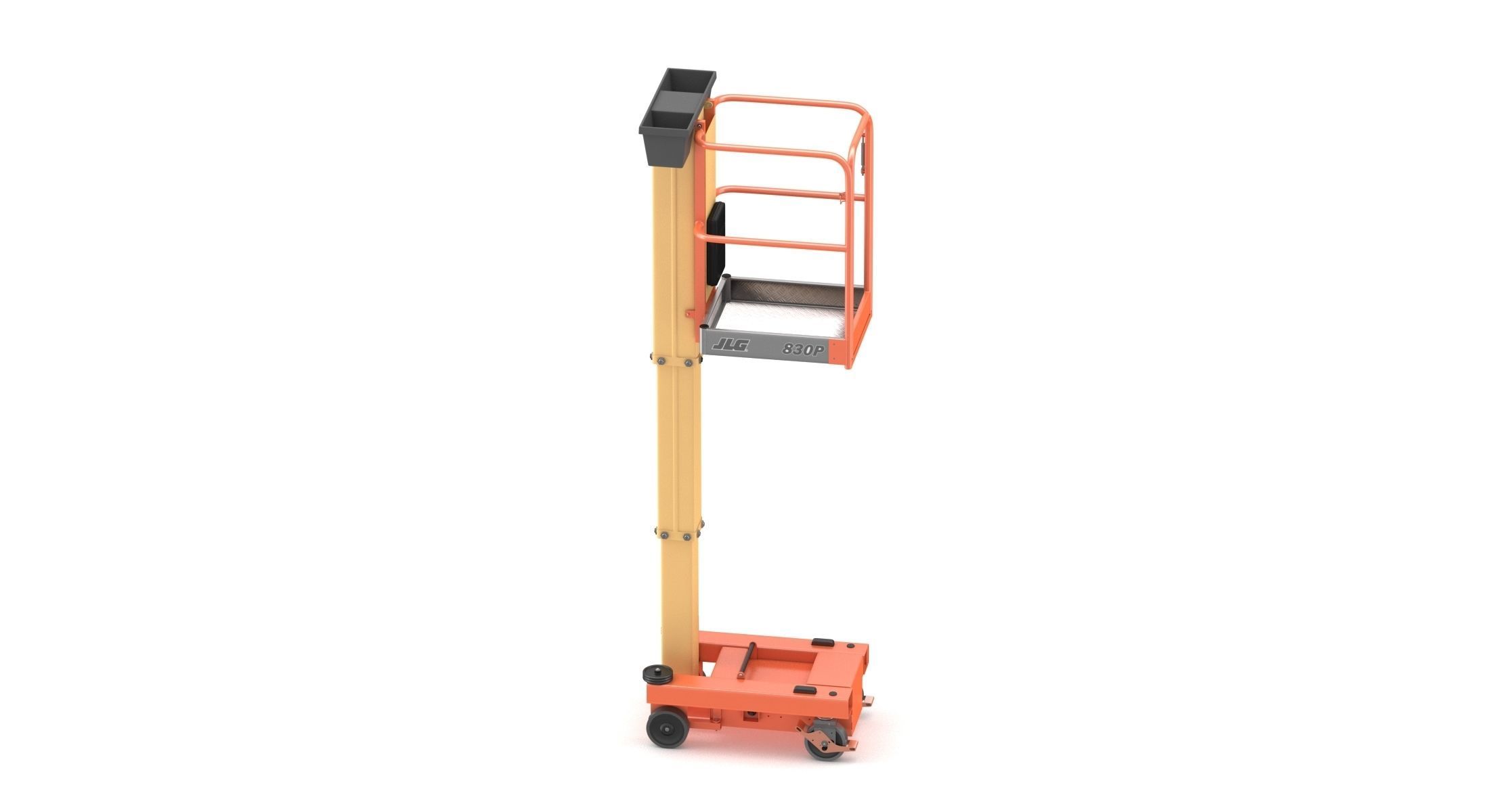 JLG 830P Push Around Mast Liff 3D model_3