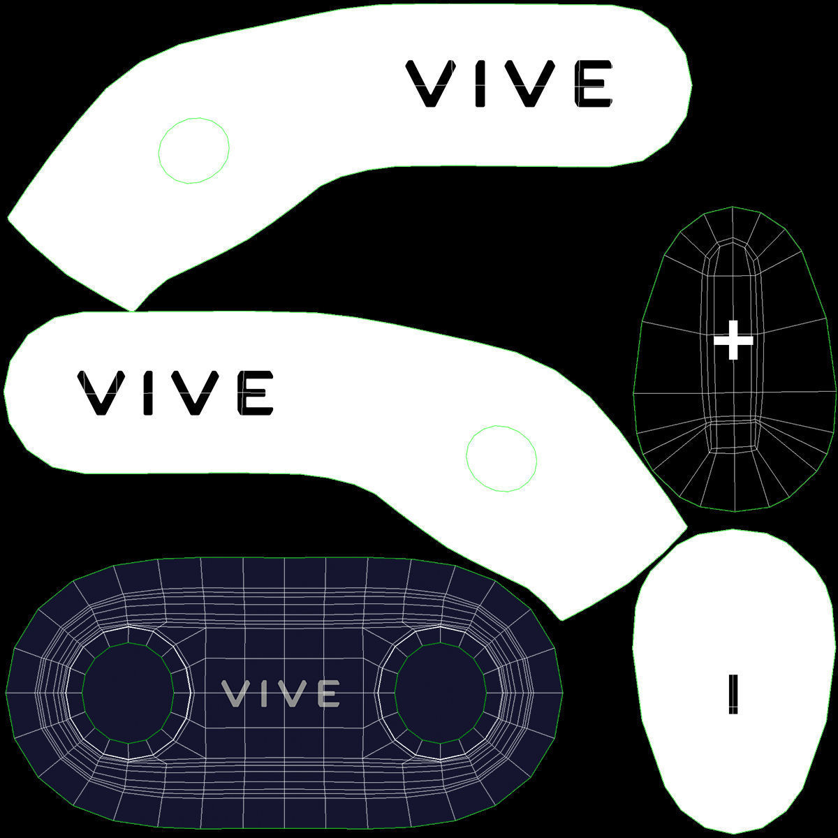 HTC Vive Pro Complete Set 3D model_54