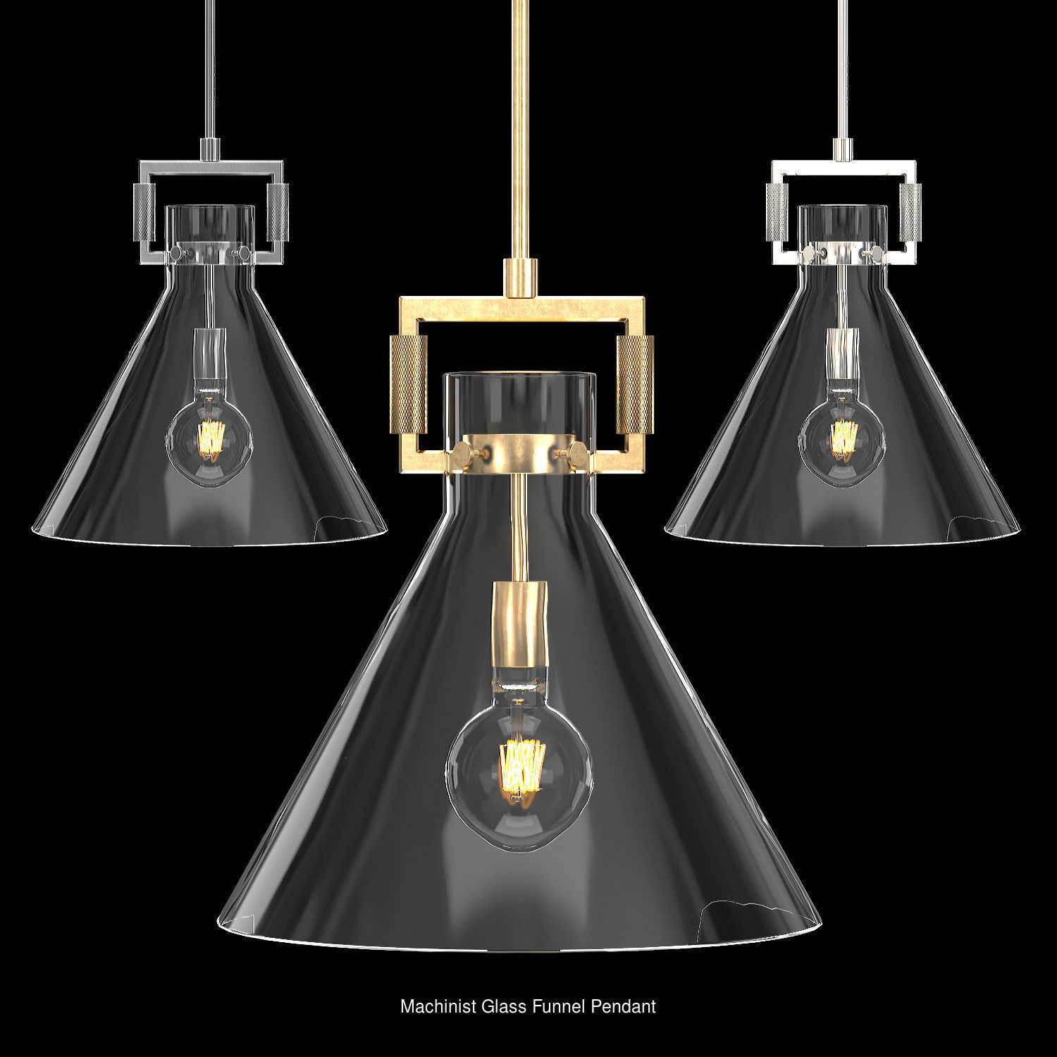 Machinist Glass Pendants 3D Model Collection_4