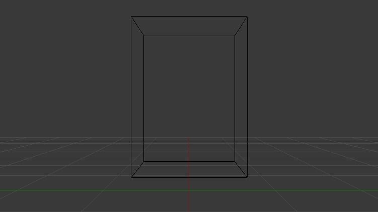 Glass Bottle Low-poly 3D model_5
