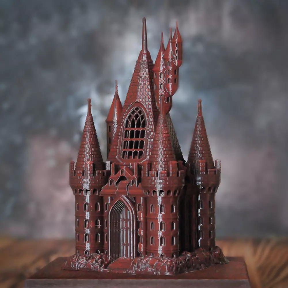 THE FIVE TOWER HALL 3D print model_0
