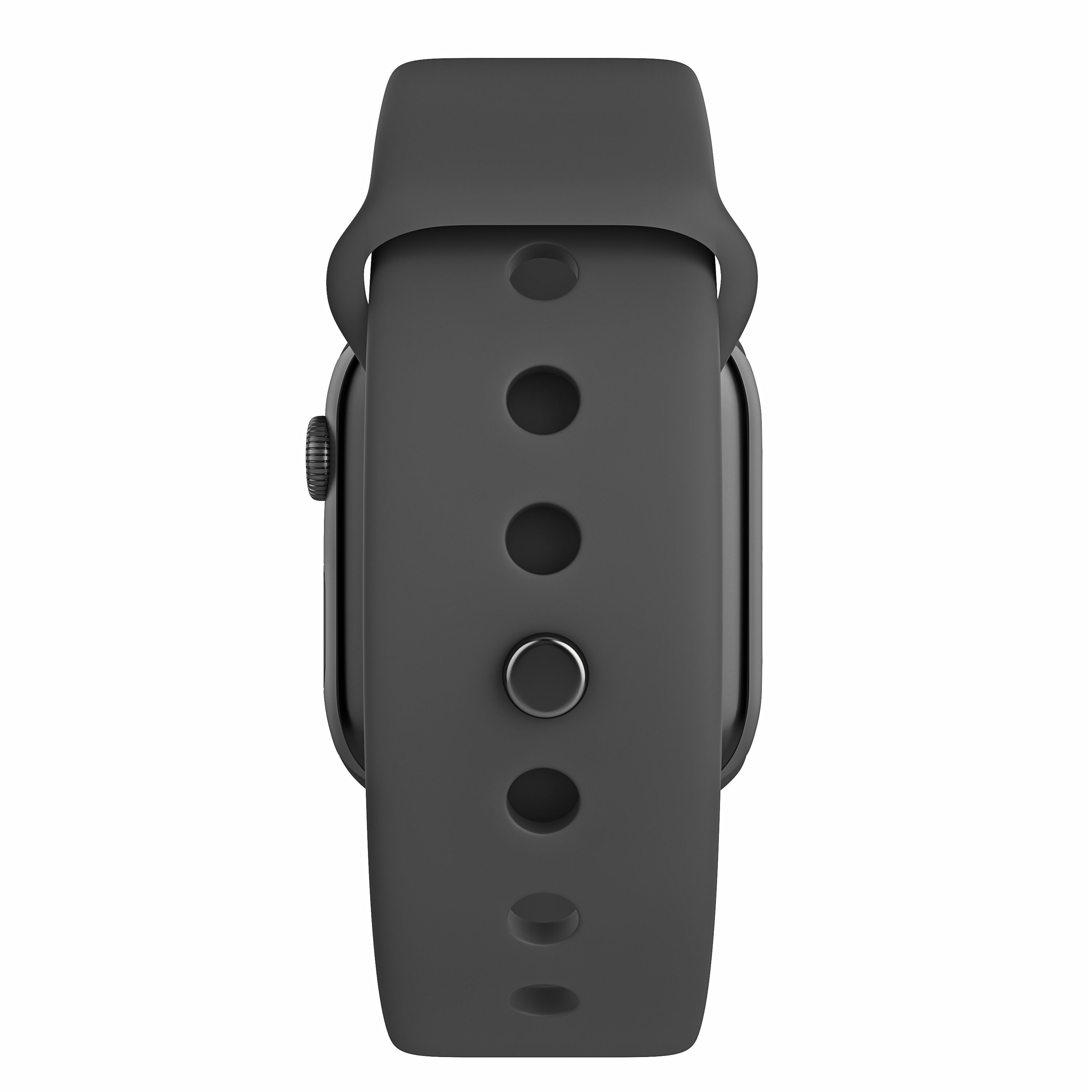 Apple Watch Series 4 Sport 44mm SpaceGrey Aluminum 3D model_4