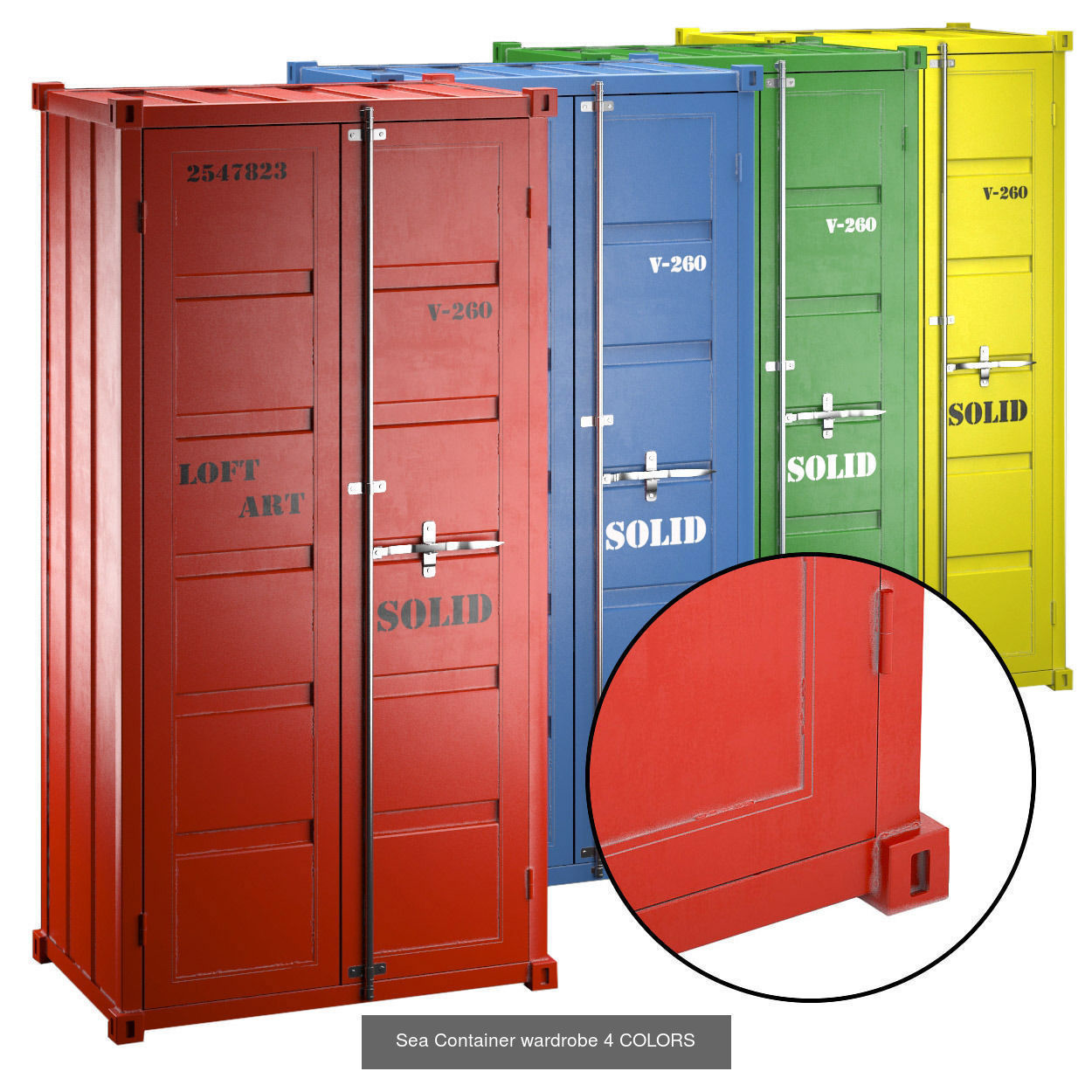 Sea Container 3D Model Collection_3