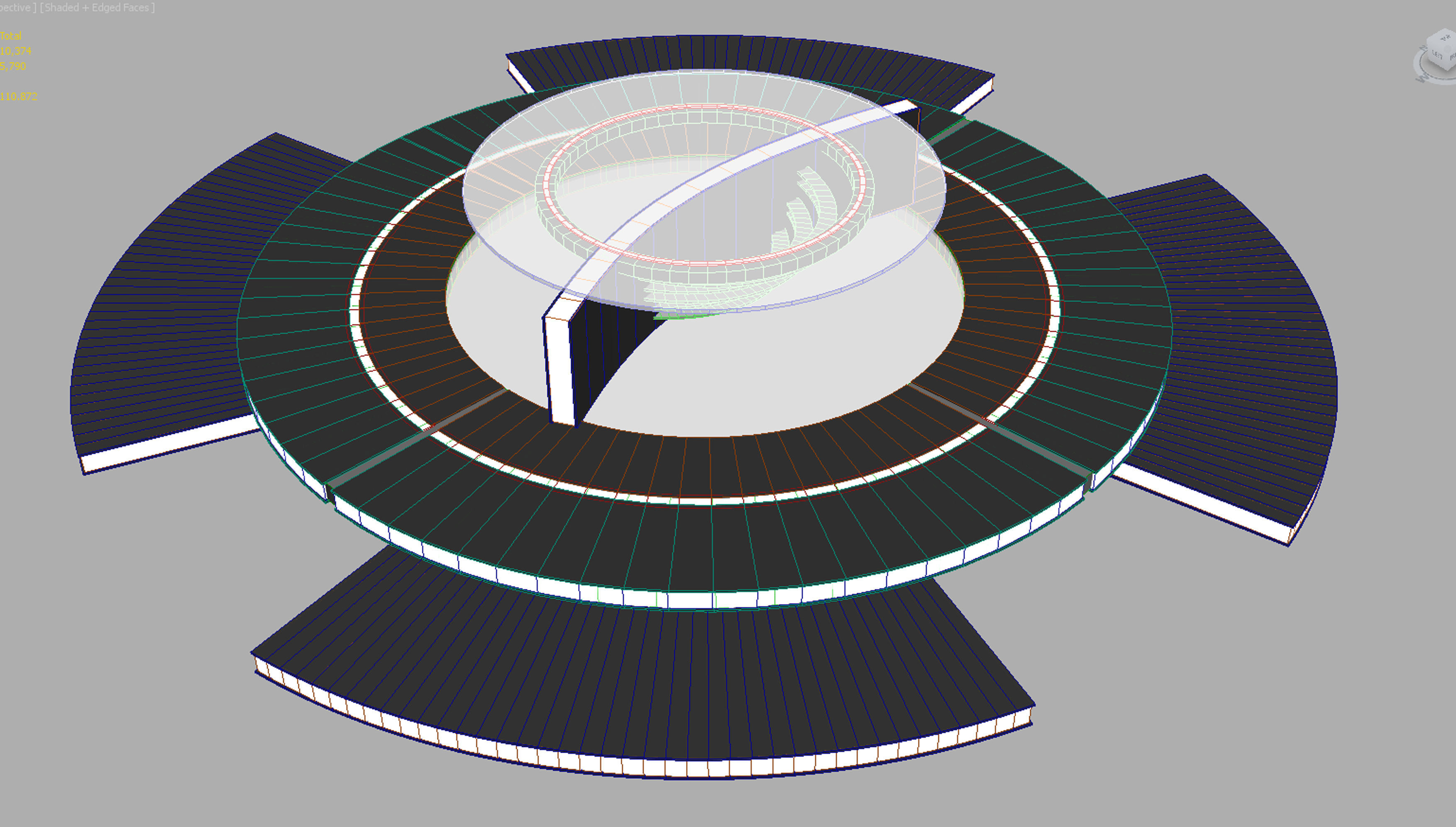 Virtual table for news 3D model_3