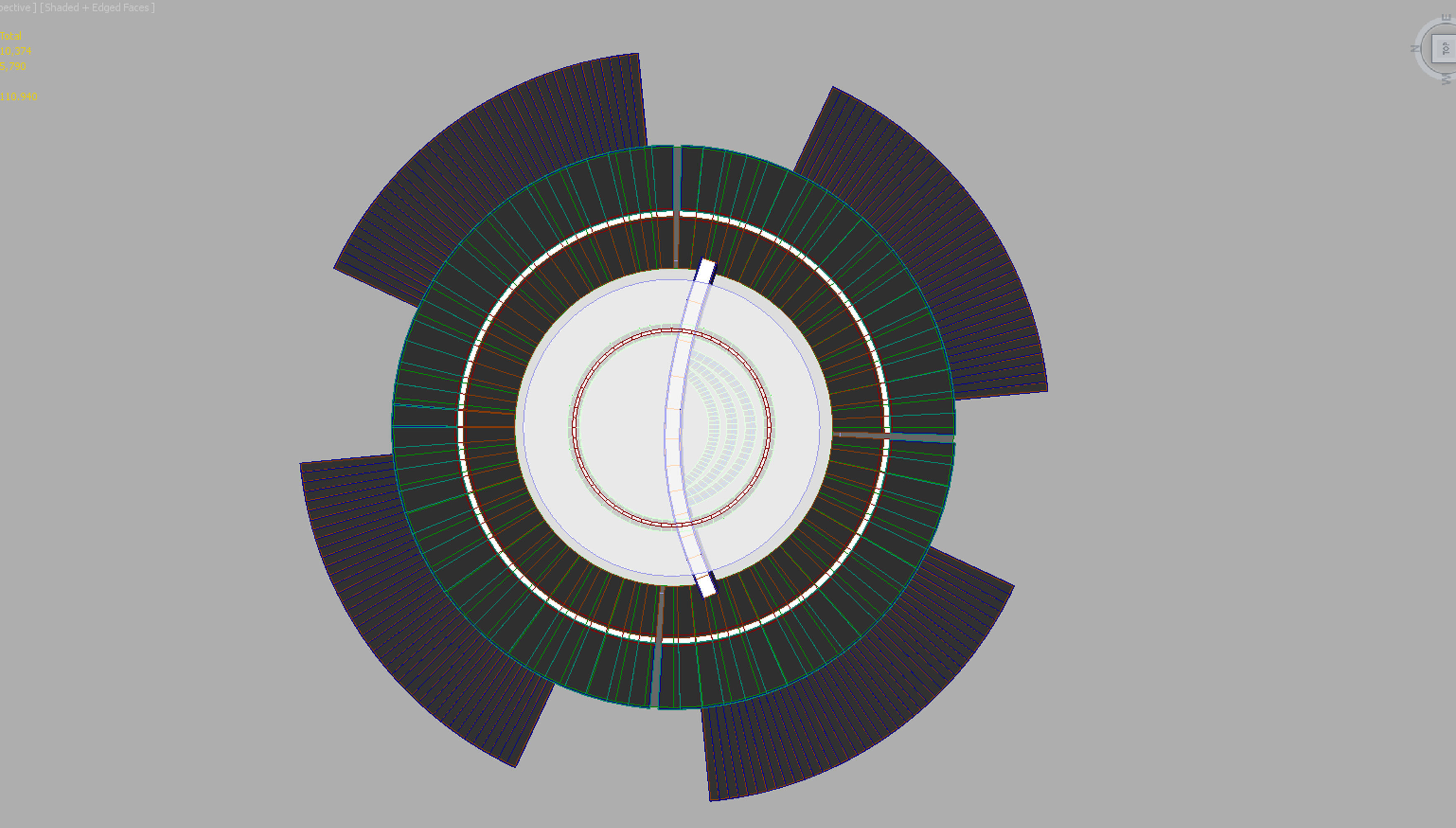 Virtual table for news 3D model_4