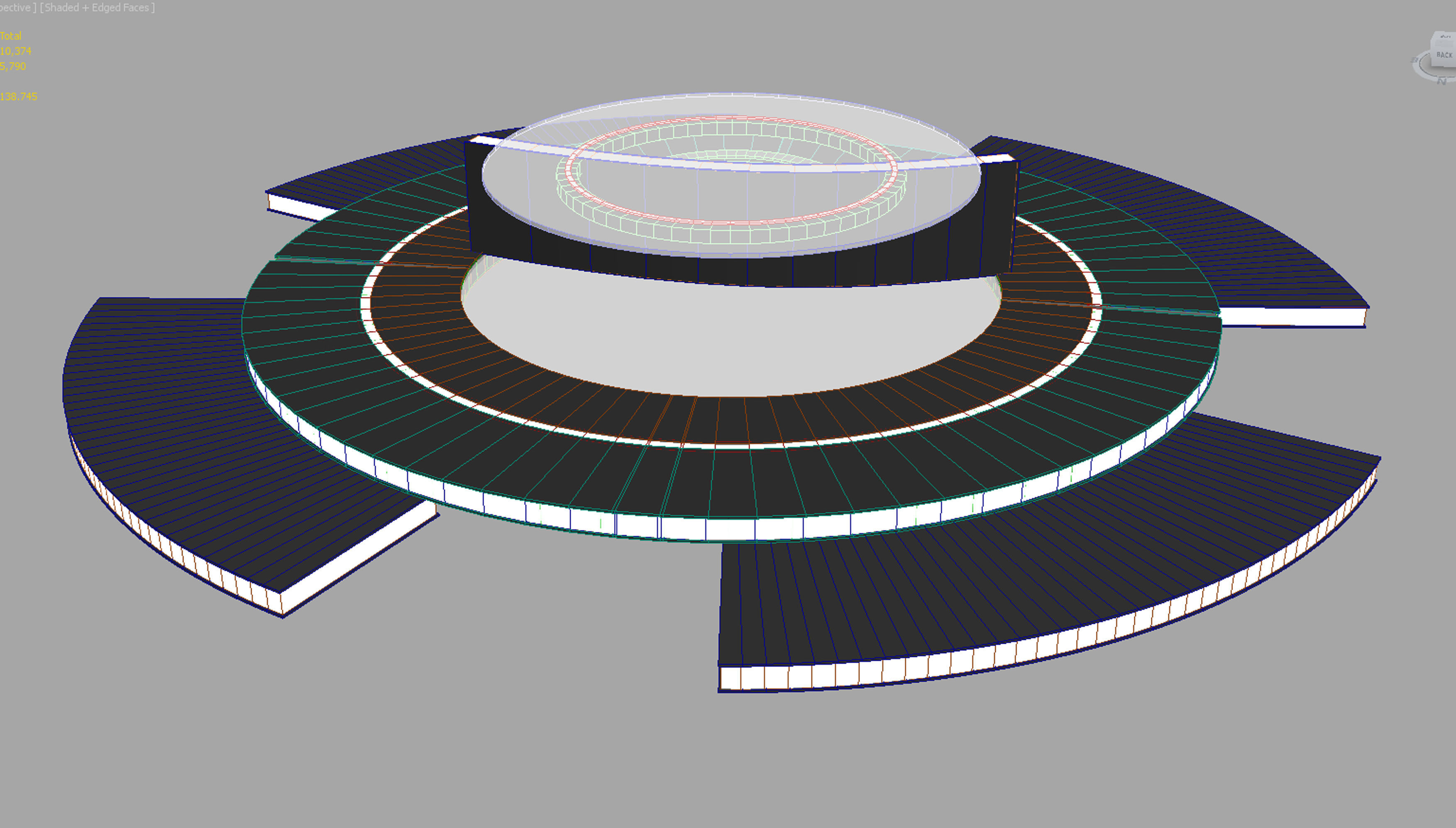 Virtual table for news 3D model_5