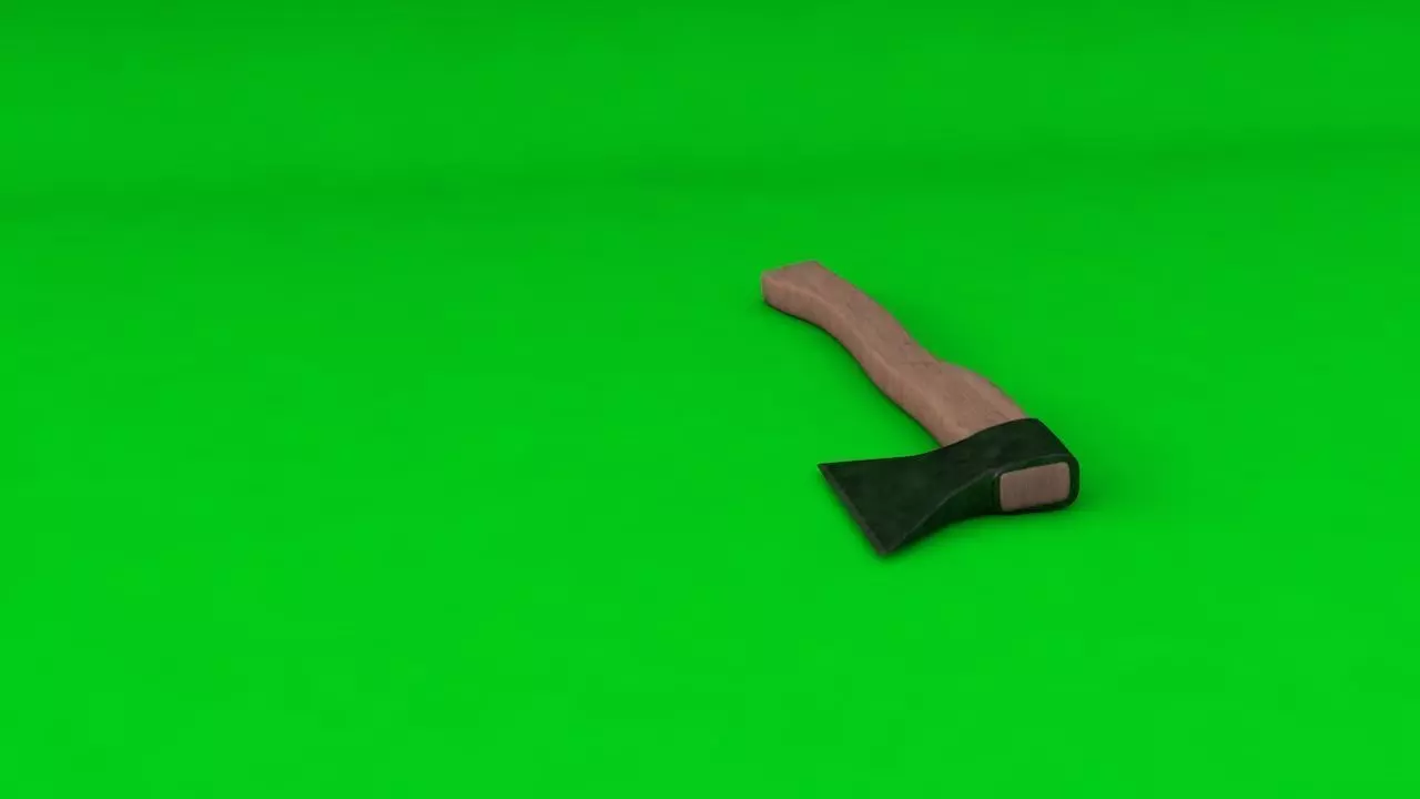axe 3d model on screen Free 3D model