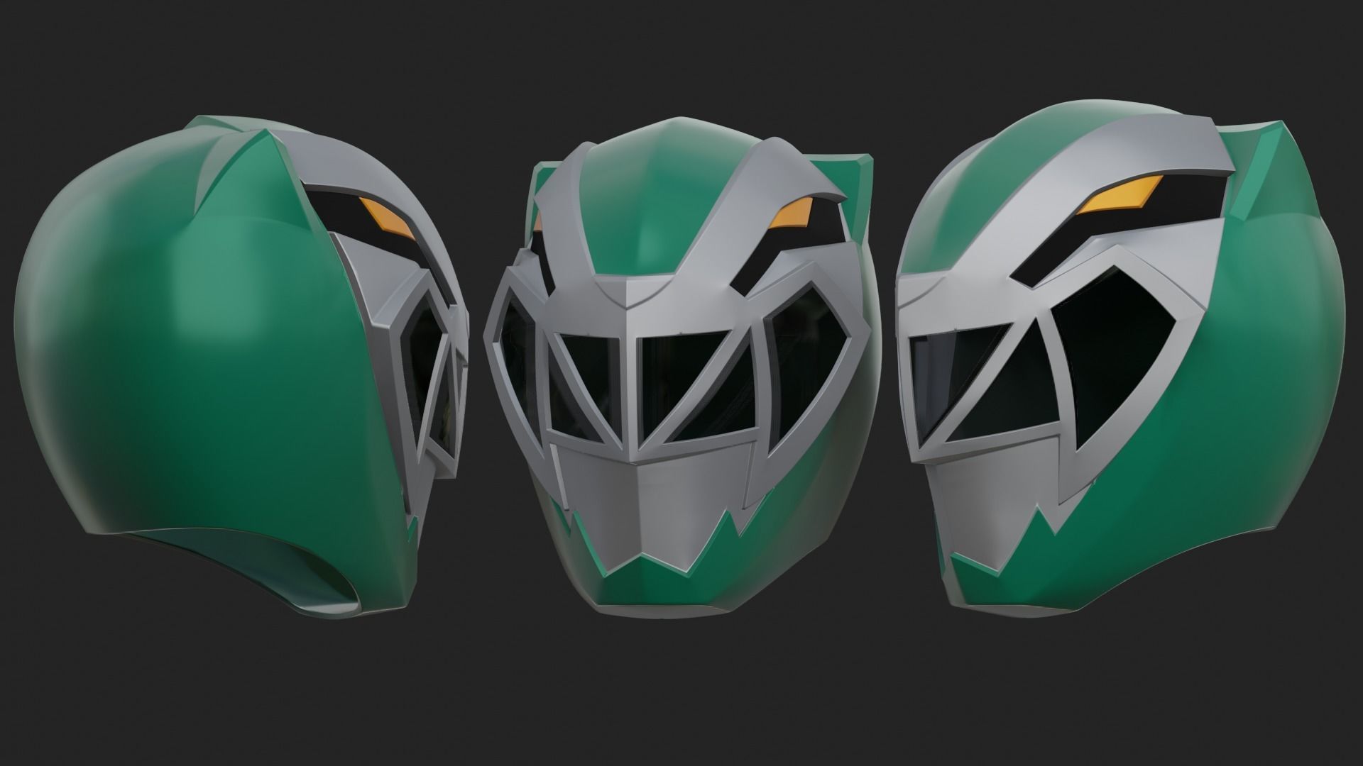 Ryusoulger green 3D print model_5