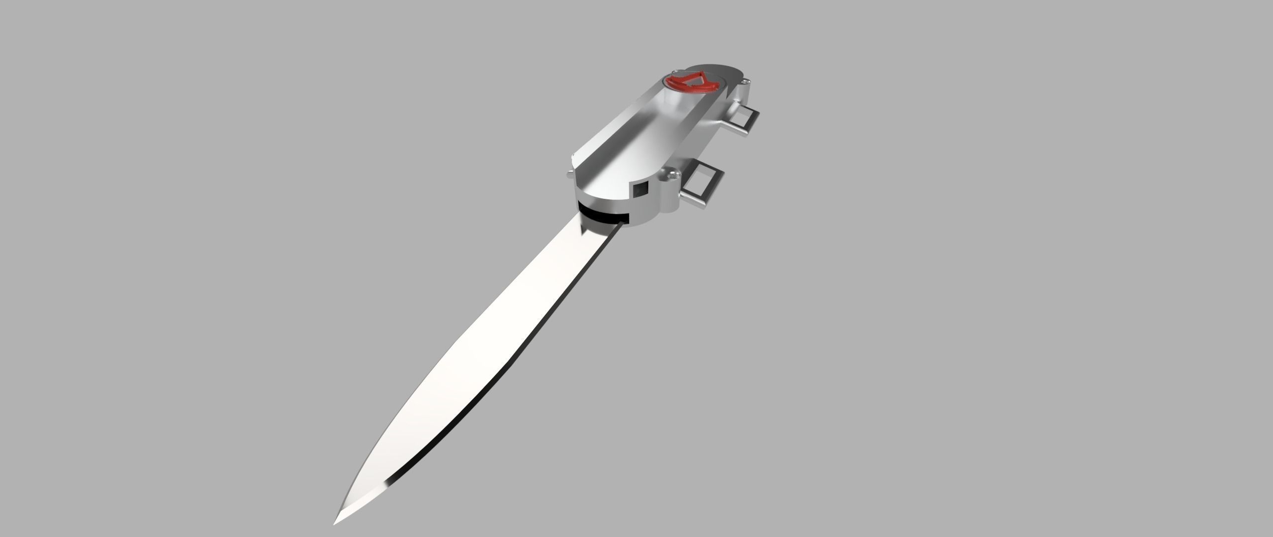 Hidden blade 3D print model_4