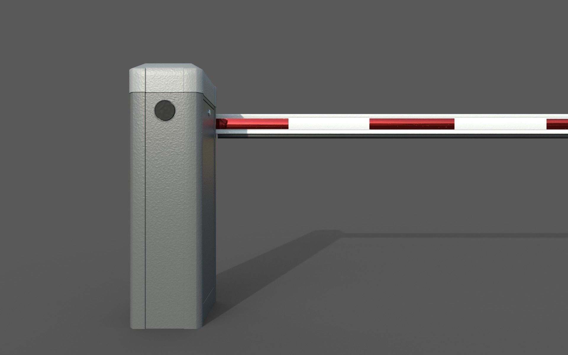 Simple Barrier 3D model_4