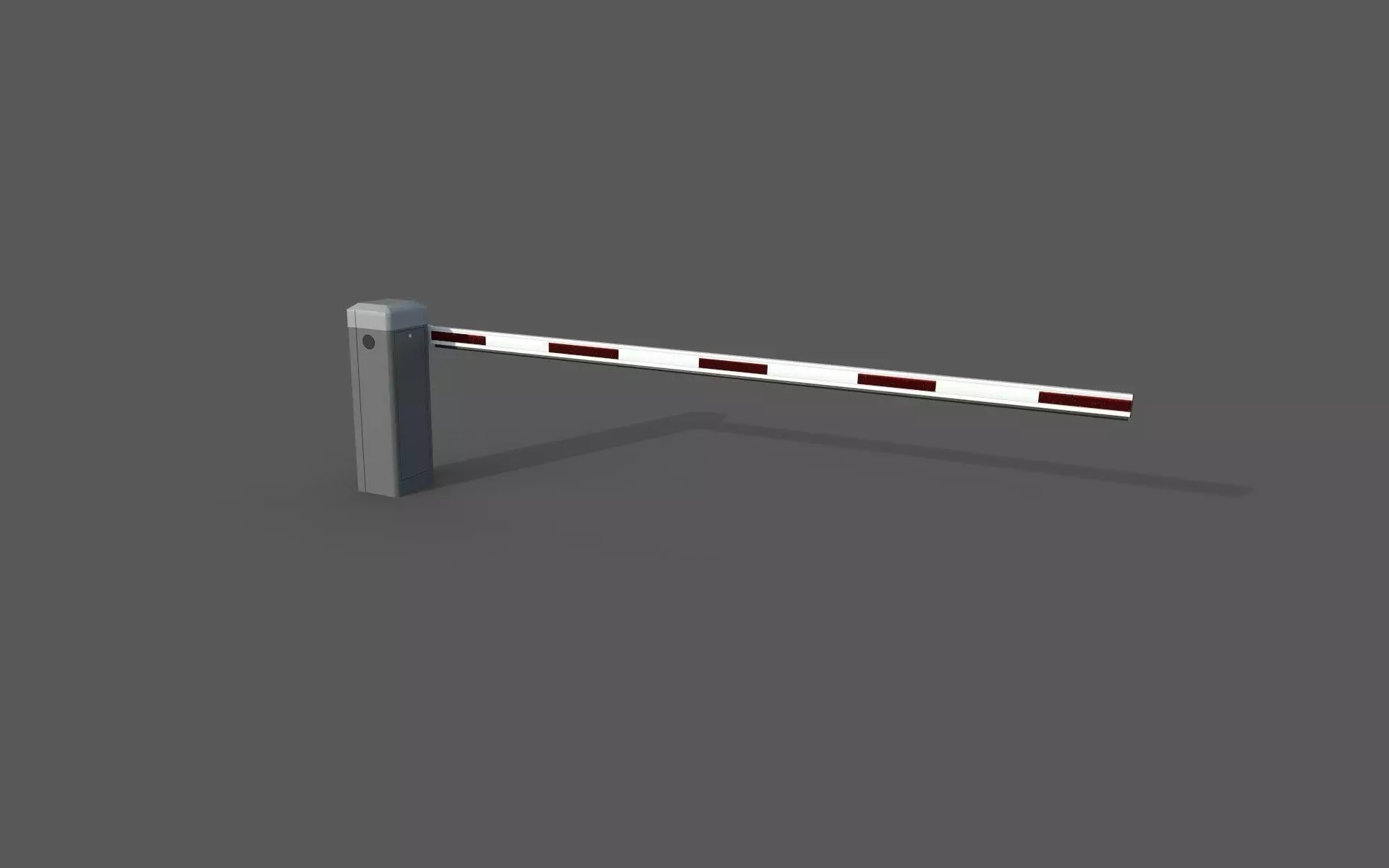 Simple Barrier 3D model_0