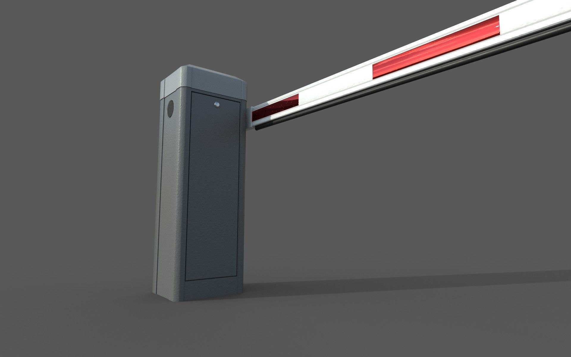 Simple Barrier 3D model_3