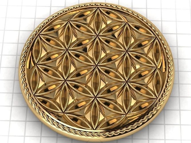 The flower of life 3D print model