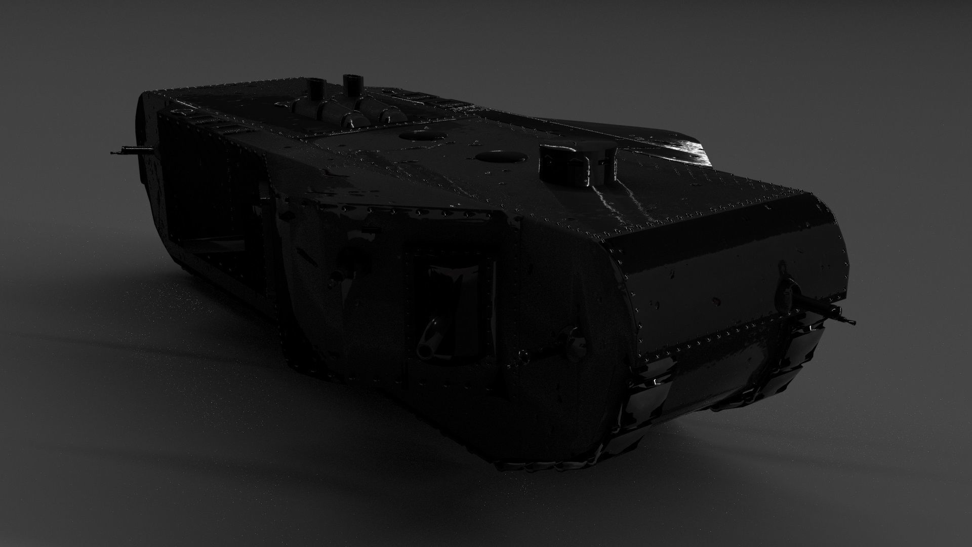 K-Wagen tank 3D model_6