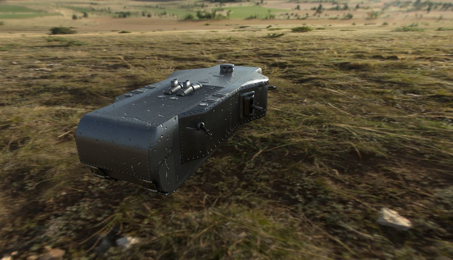 K-Wagen tank 3D model_4