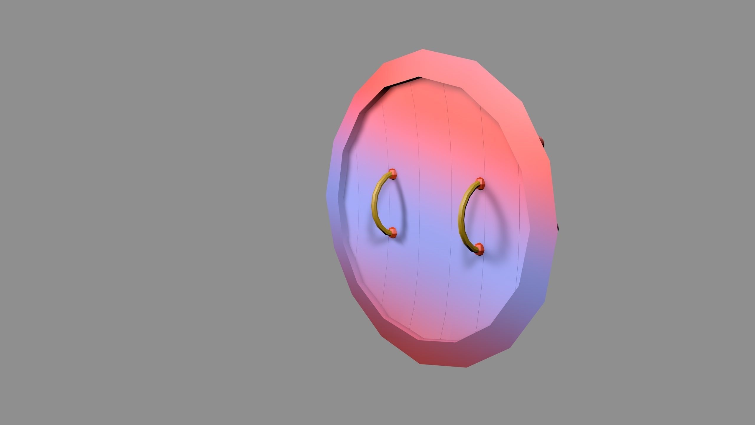 Shield Free low-poly 3D model_4