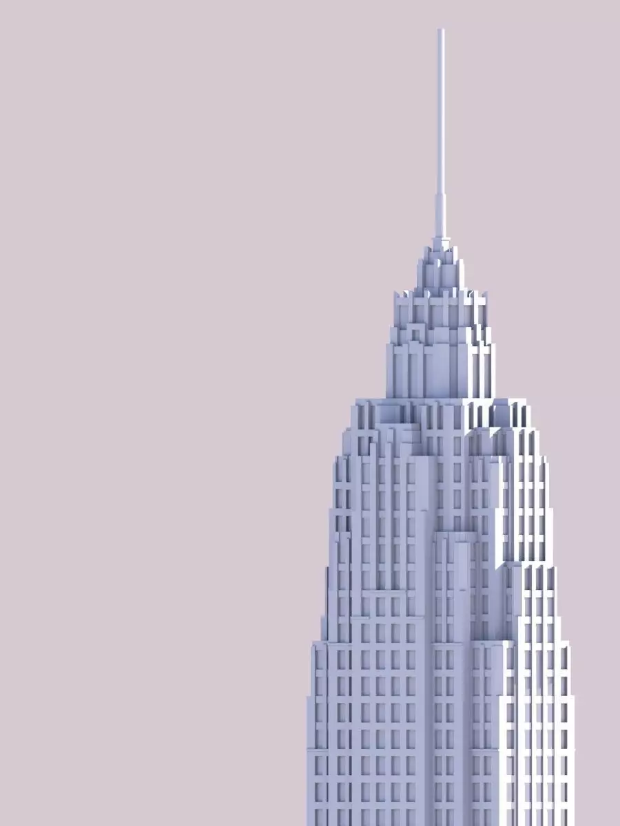 70 Pine St 3D print model_0