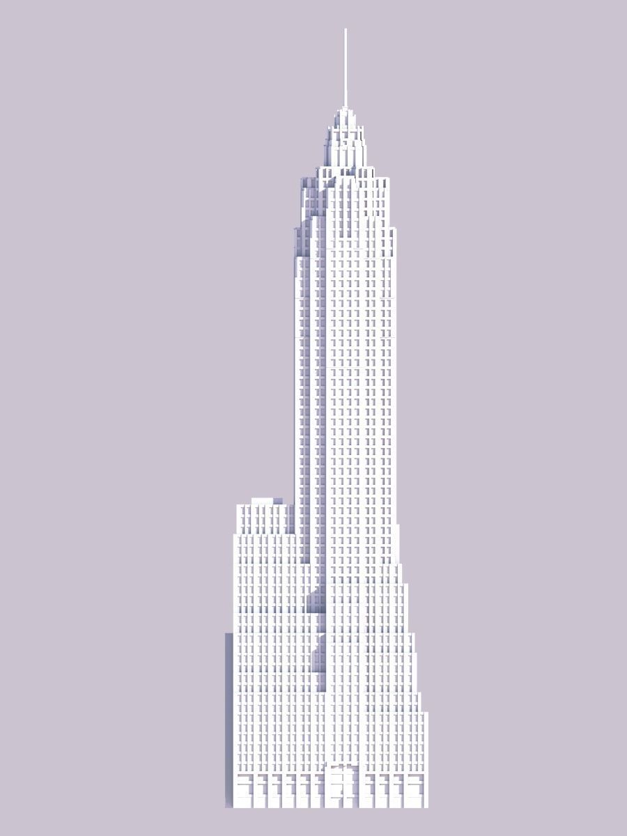 70 Pine St 3D print model_3