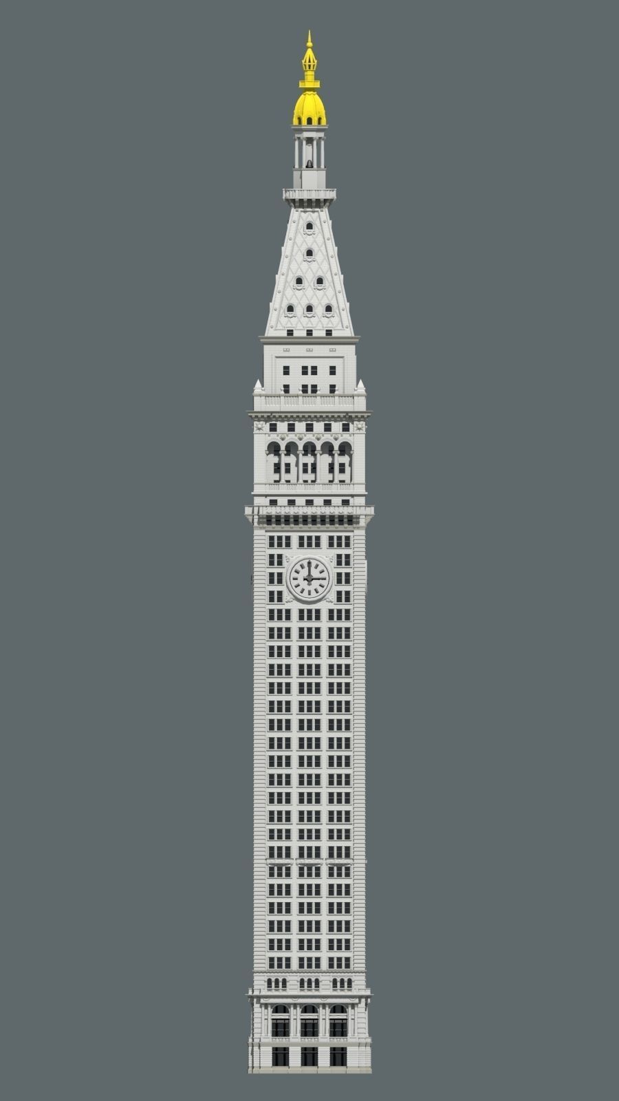 Metropolitan Life Tower 3D print model_3
