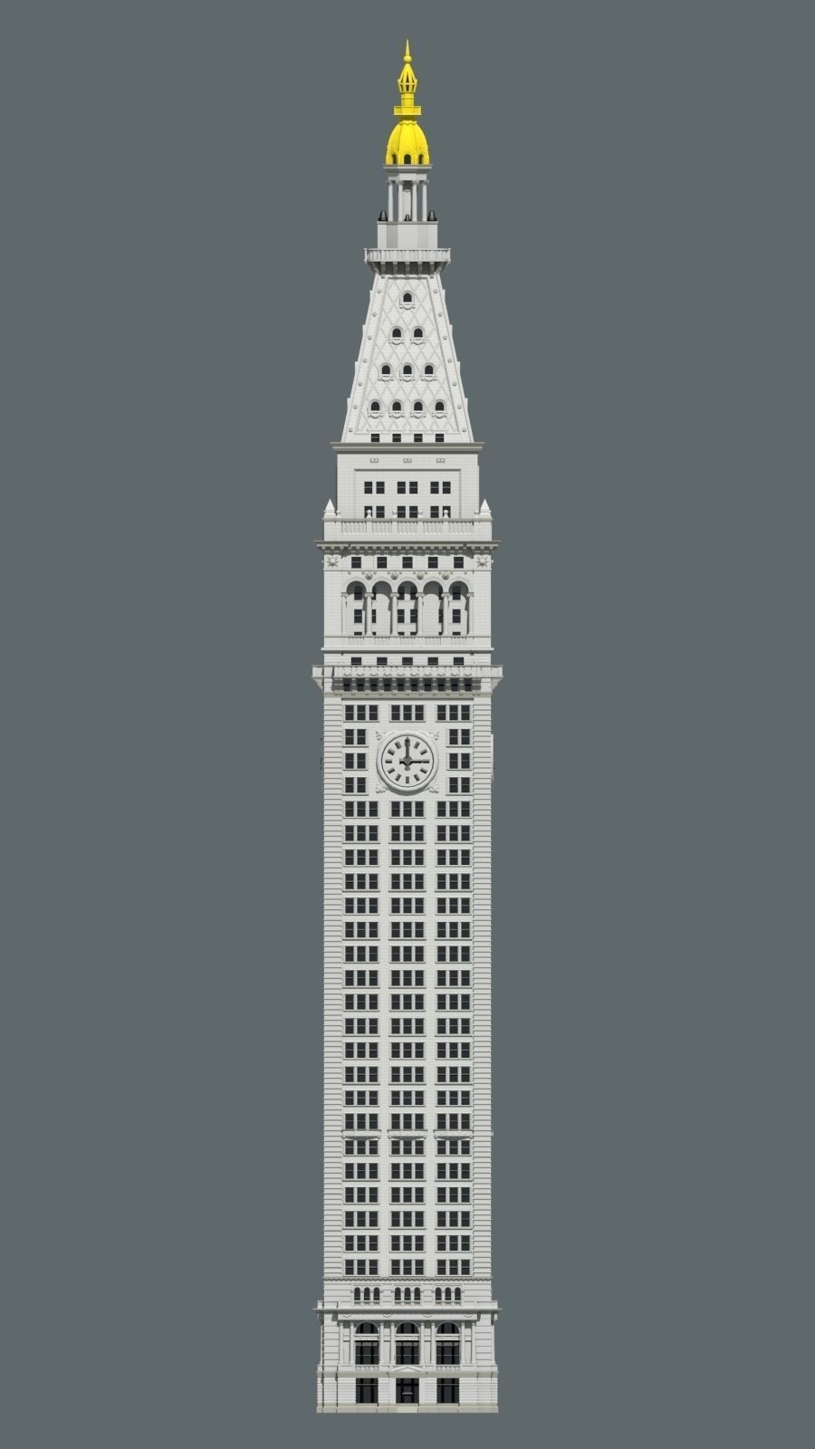 Metropolitan Life Tower 3D print model_4