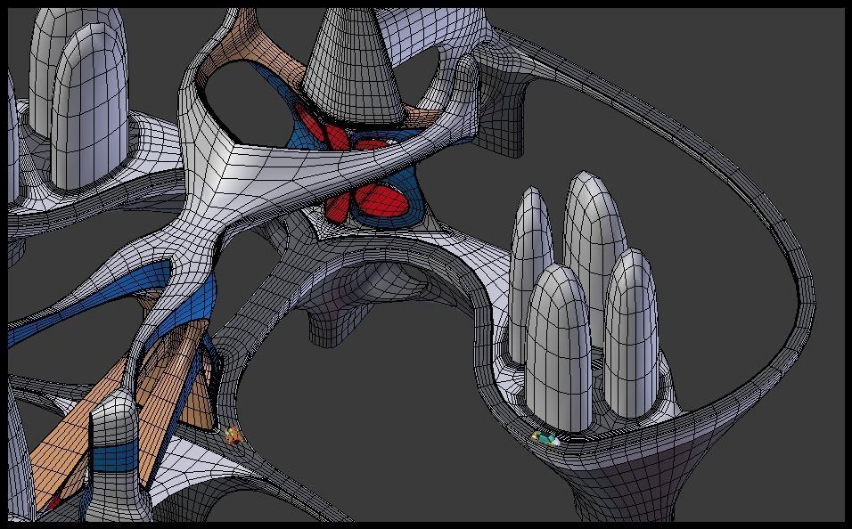 Future city III with cars 3D model_15