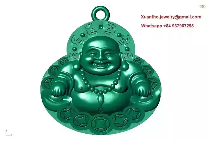 Budha pendant 