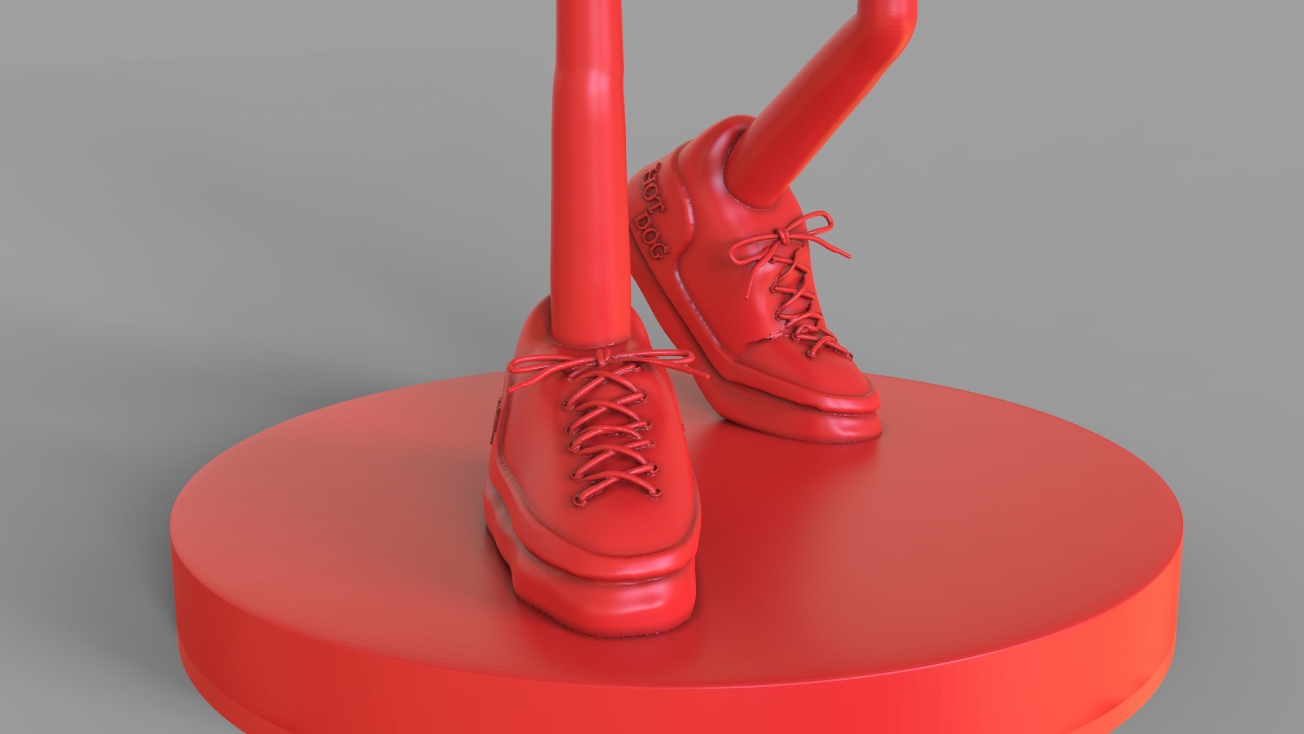 Excited Hot Dog Timelapse and Model 3D print model_13