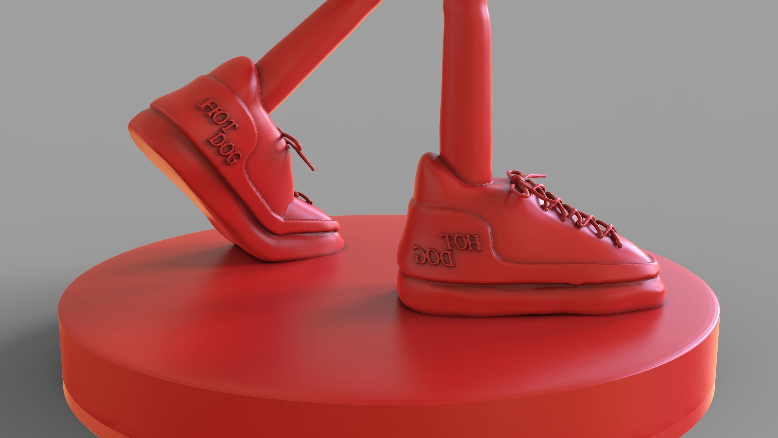 Excited Hot Dog Timelapse and Model 3D print model_12