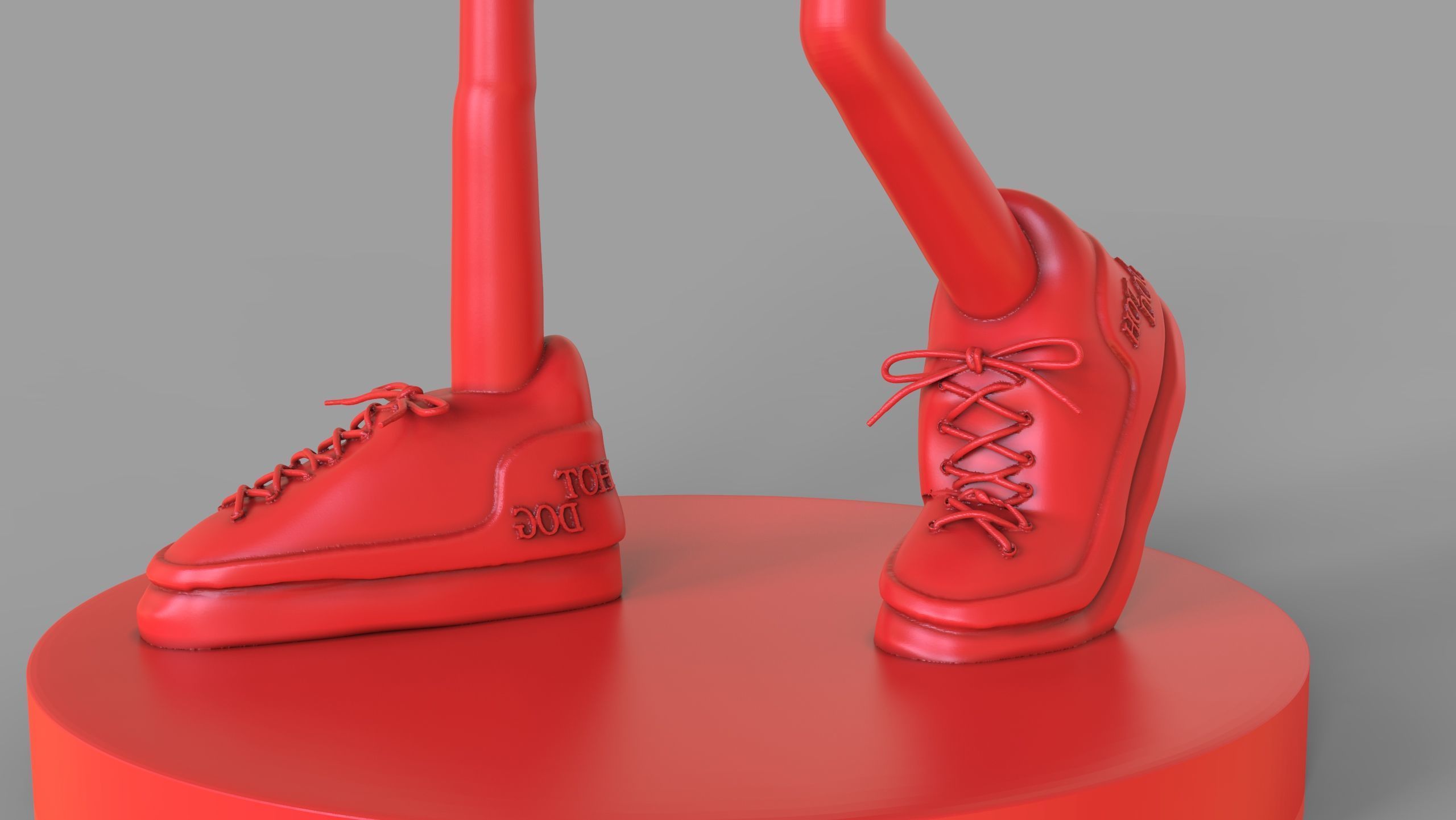 Excited Hot Dog Timelapse and Model 3D print model_10