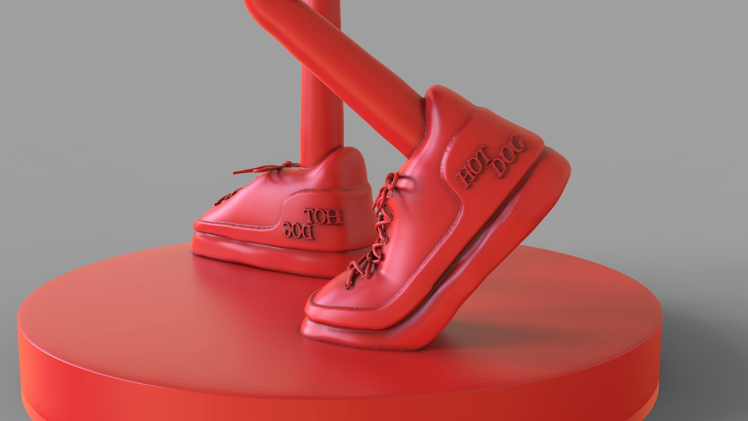 Excited Hot Dog Timelapse and Model 3D print model_11