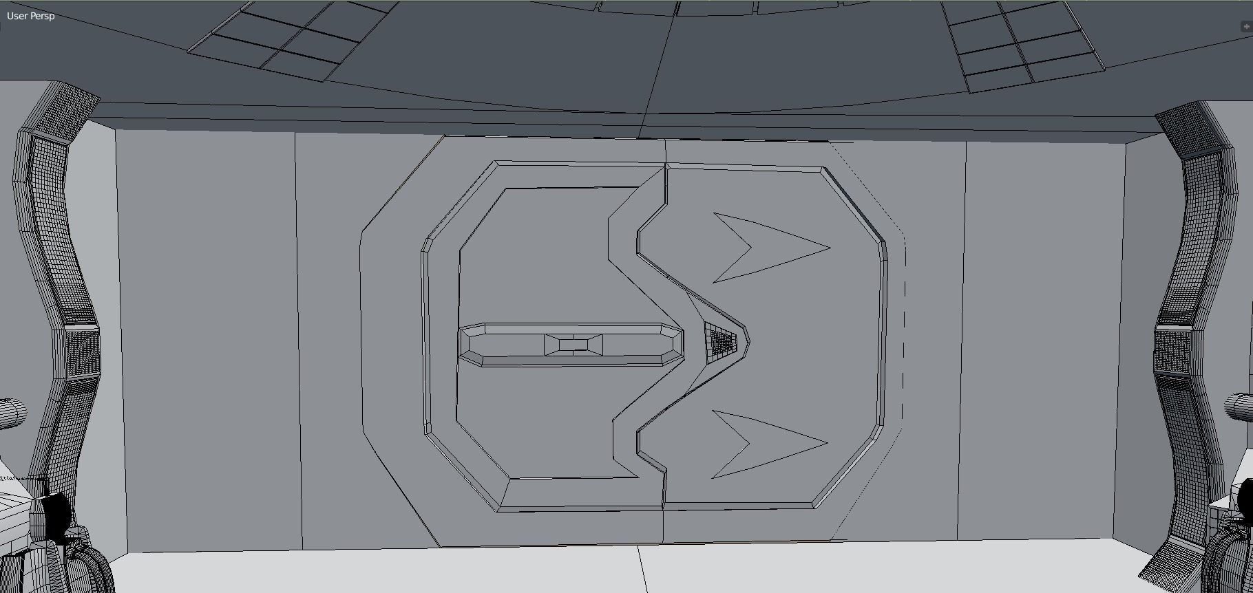 Starship command center 3D model_10