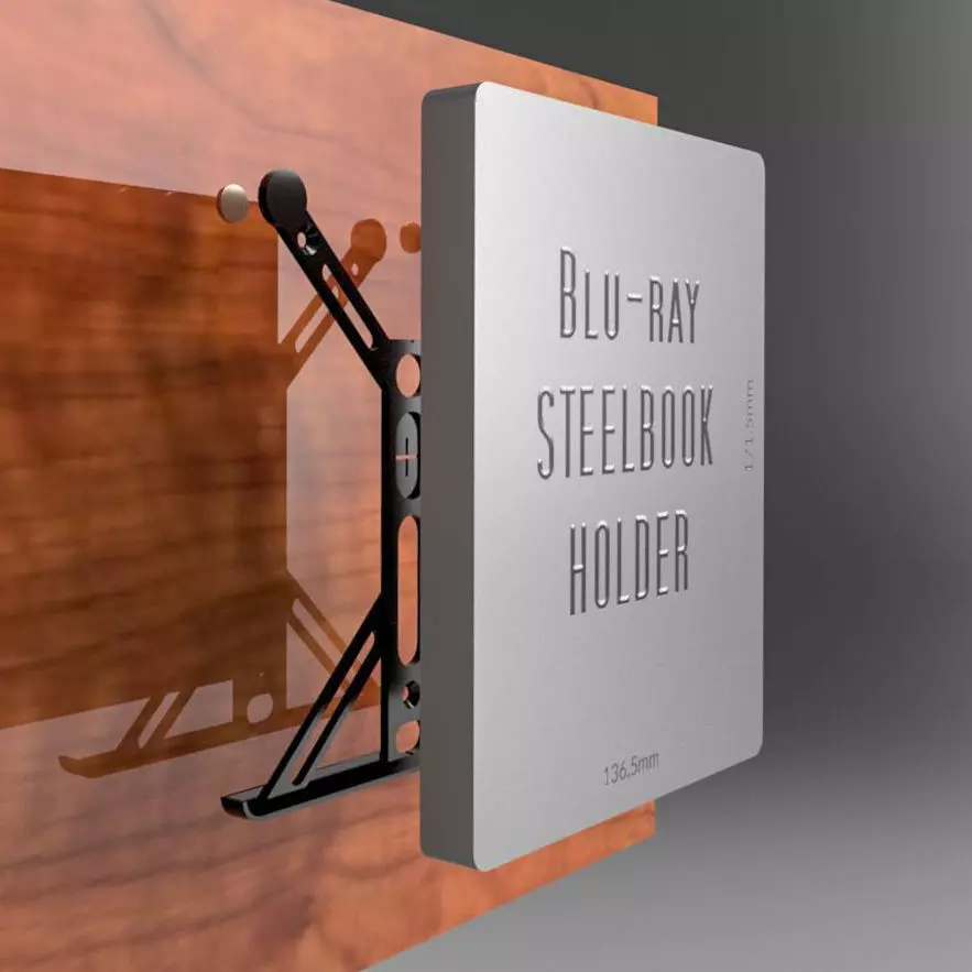 Blu-ray Steelbook holder 3D print model