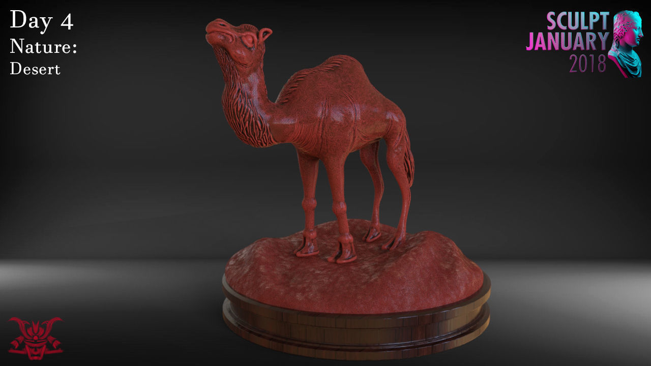 Camel Timelapse and Model 3D print model_2