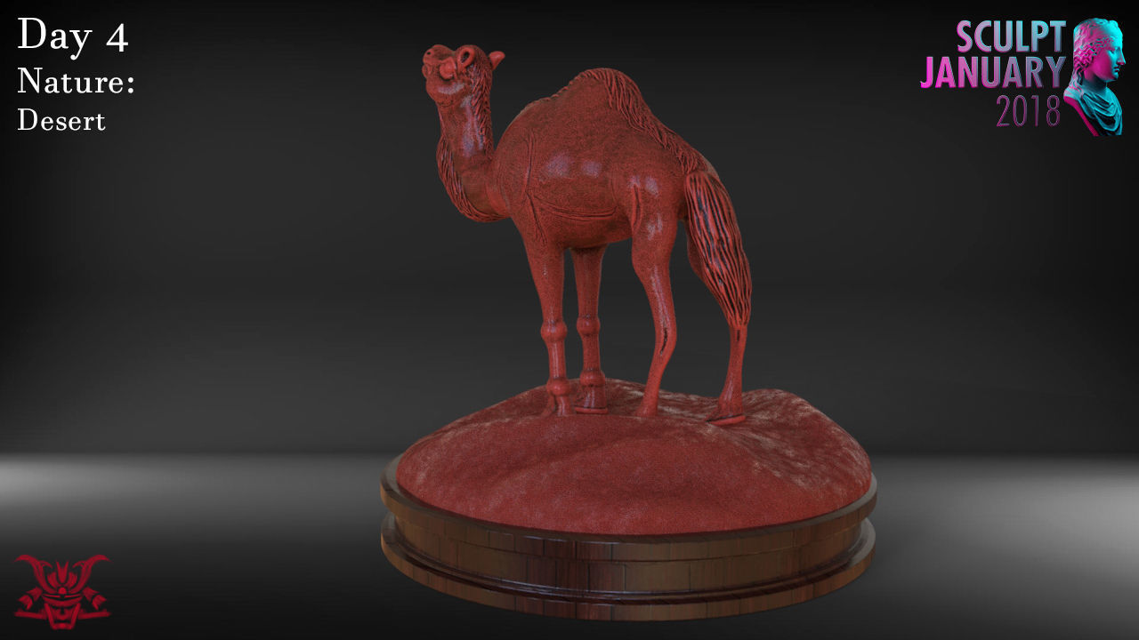 Camel Timelapse and Model 3D print model_3