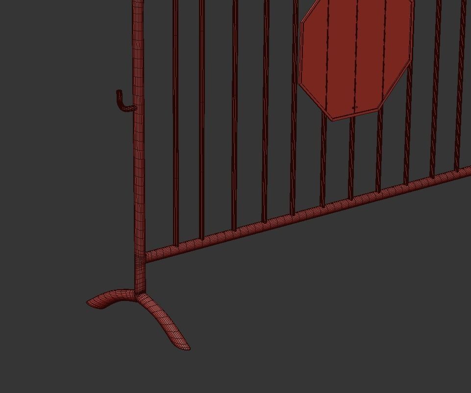 Fence Repair 3D model_5