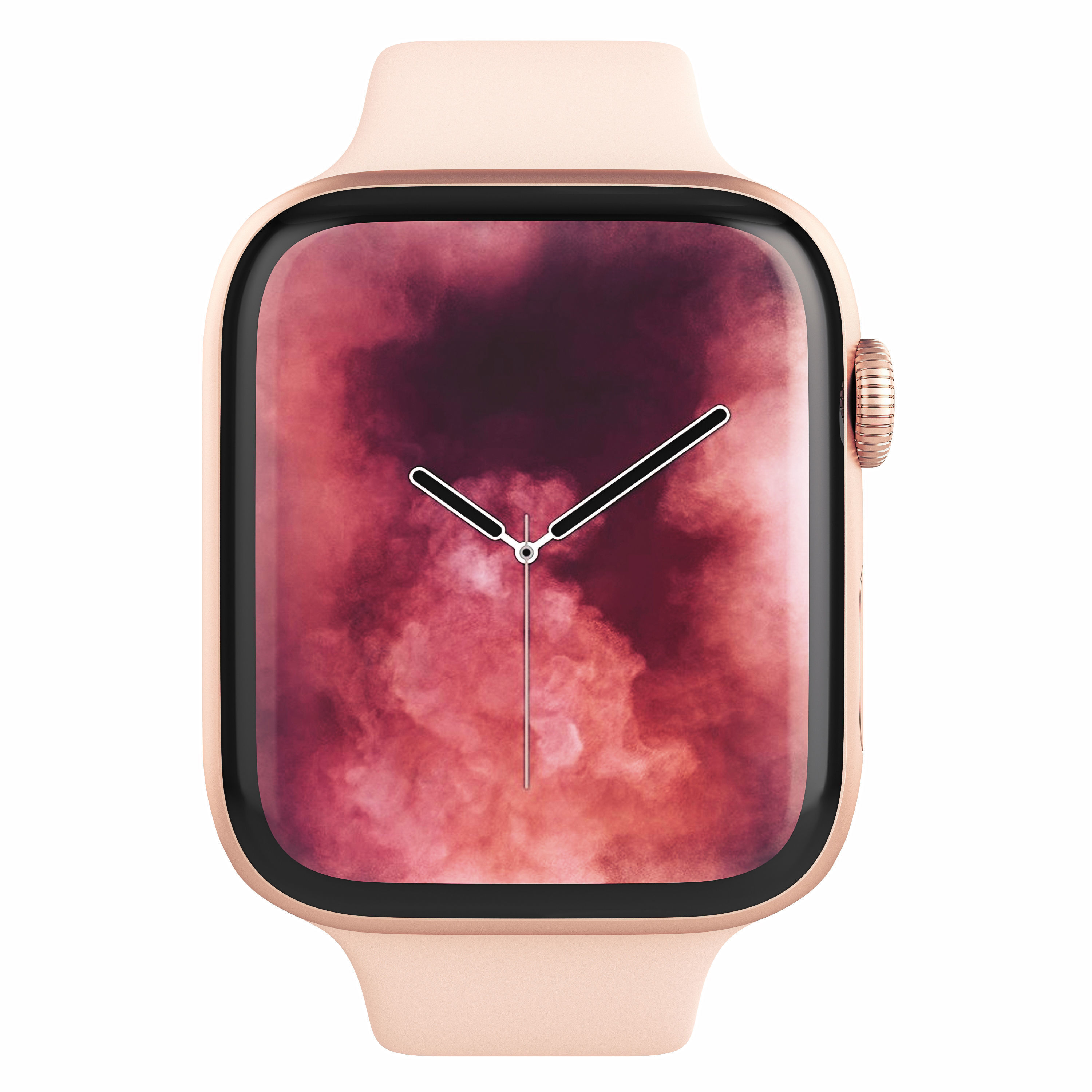 Apple Watch S4 Sport 44mm Gold Aluminum 3D model_7