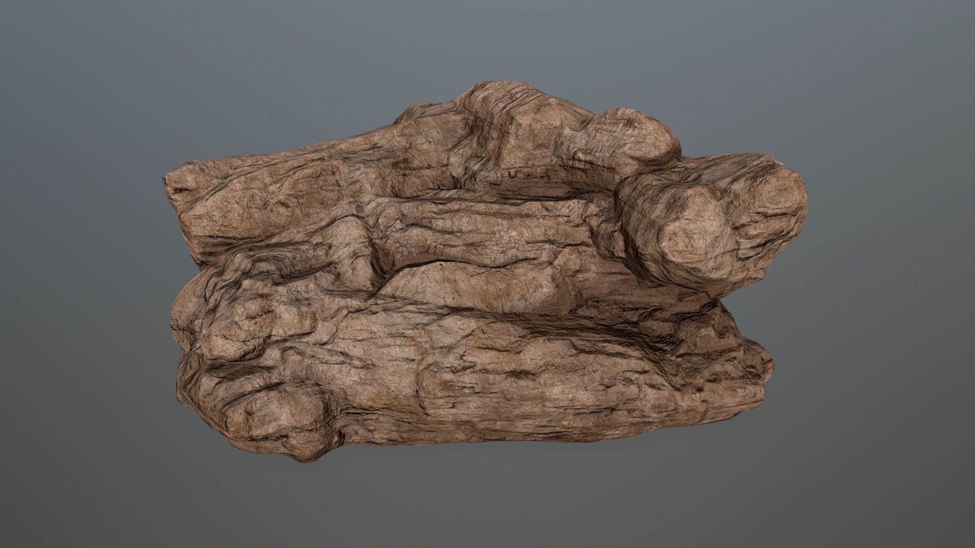 desert rocks  Low-poly 3D model_22