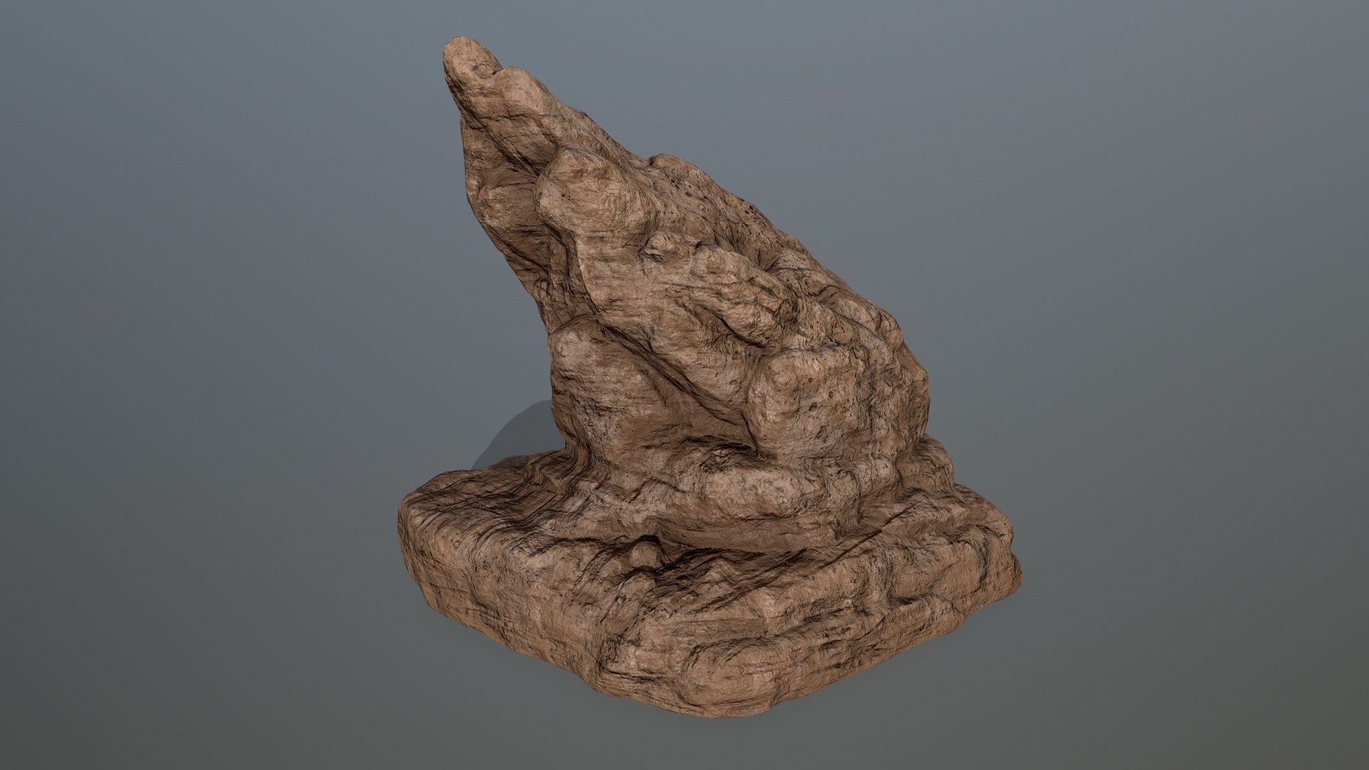 desert rocks  Low-poly 3D model_20