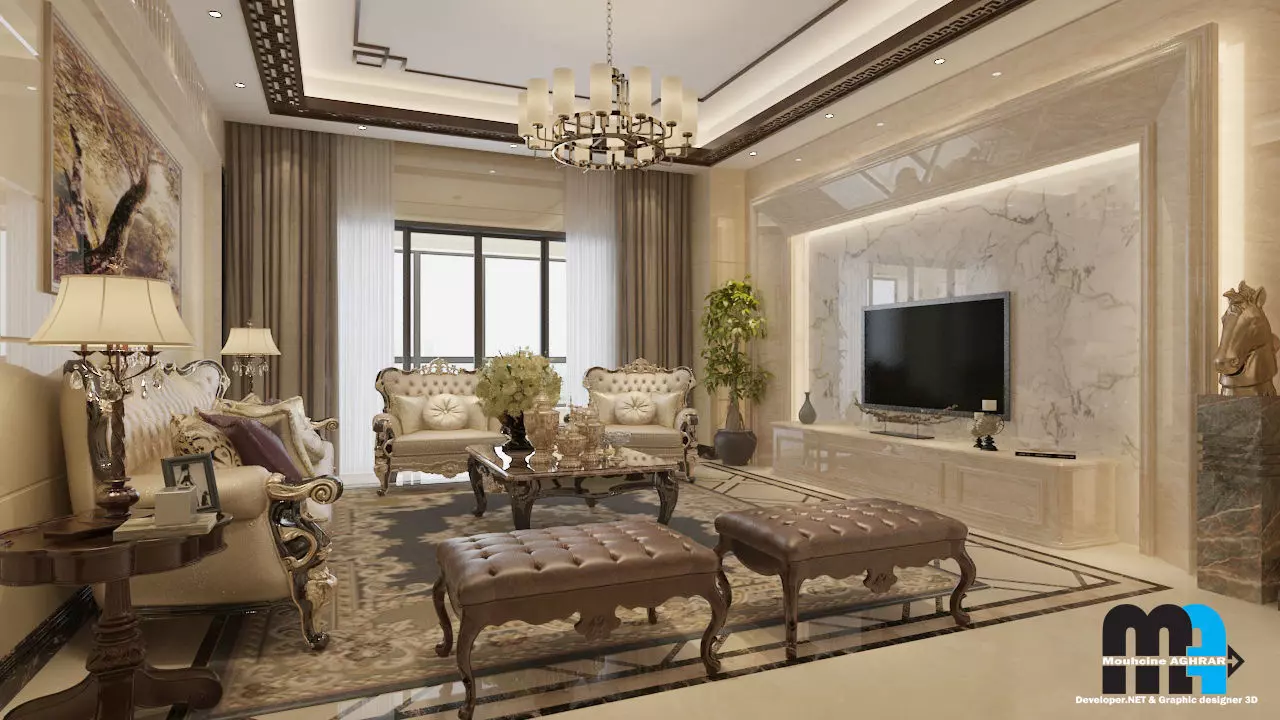 interior design 3D model_0