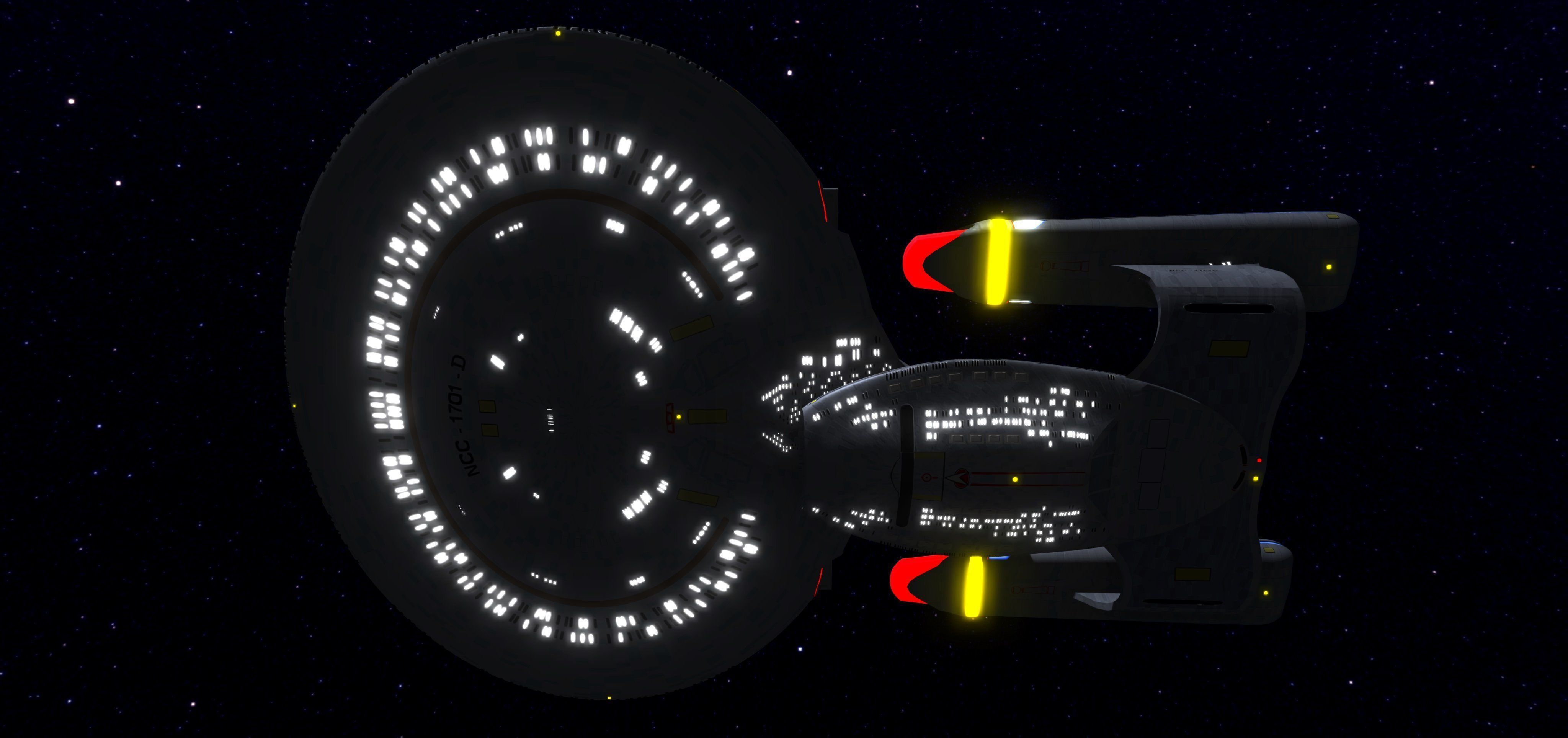 STAR TREK - USS ENTERPRISE NCC1701D 3D model_7
