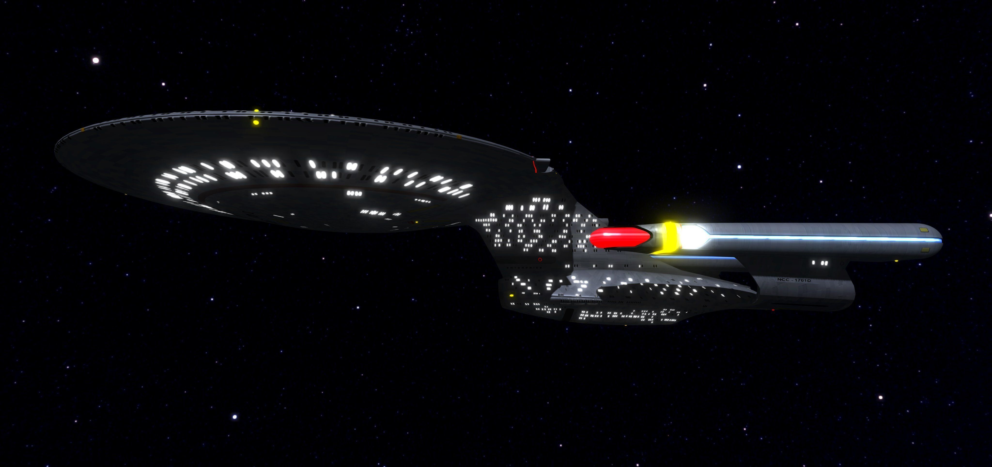 STAR TREK - USS ENTERPRISE NCC1701D 3D model_3